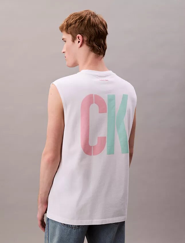 Marc Hundley Pride Viva Love Relaxed Tank Top Marc Hundley Pride Viva Love Relaxed Tank Top