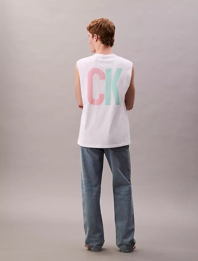 Marc Hundley Pride Viva Love Relaxed Tank Top Marc Hundley Pride Viva Love Relaxed Tank Top