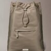 Matte Nylon Drawstring Backpack Matte Nylon Drawstring Backpack