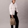 Matte Nylon Drawstring Backpack Matte Nylon Drawstring Backpack