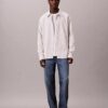 Melange Flannel Relaxed Button-Down Shirt