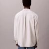 Melange Flannel Relaxed Button-Down Shirt