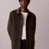 Melton Wool Blend Car Coat Melton Wool Blend Car Coat