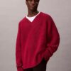 Merino Wool Blend Relaxed V-Neck Sweater Merino Wool Blend Relaxed V-Neck Sweater