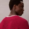 Merino Wool Blend Relaxed V-Neck Sweater Merino Wool Blend Relaxed V-Neck Sweater