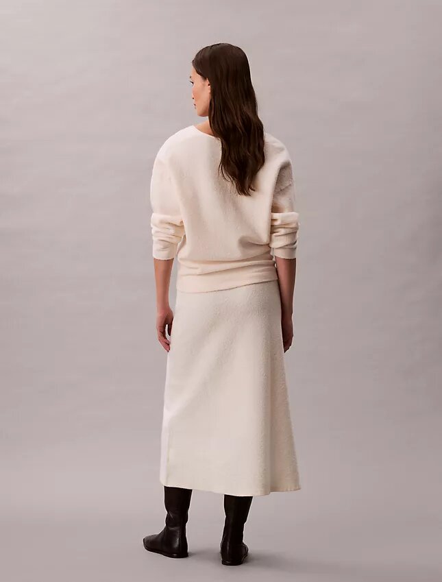 Merino Wool Midi Skirt Merino Wool Midi Skirt