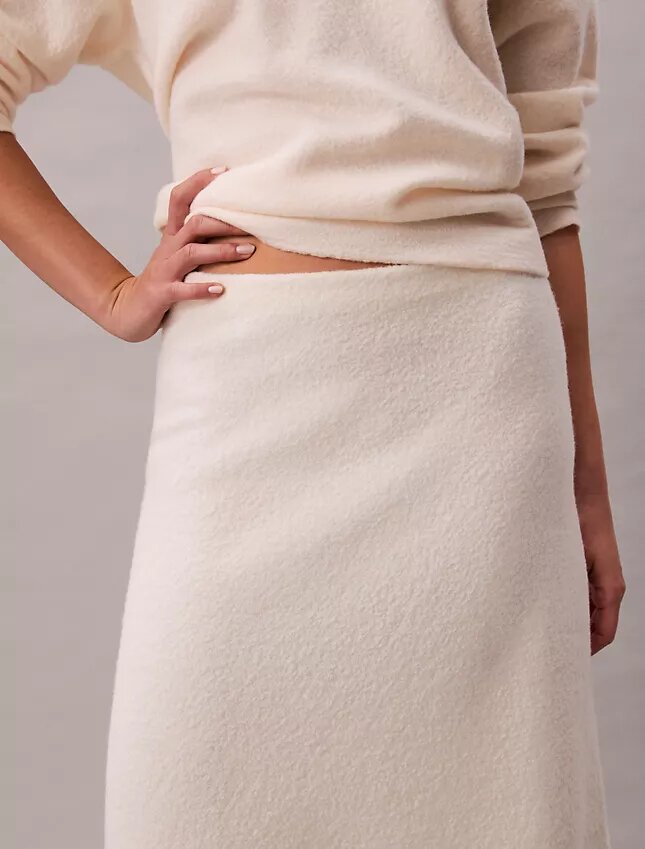 Merino Wool Midi Skirt Merino Wool Midi Skirt