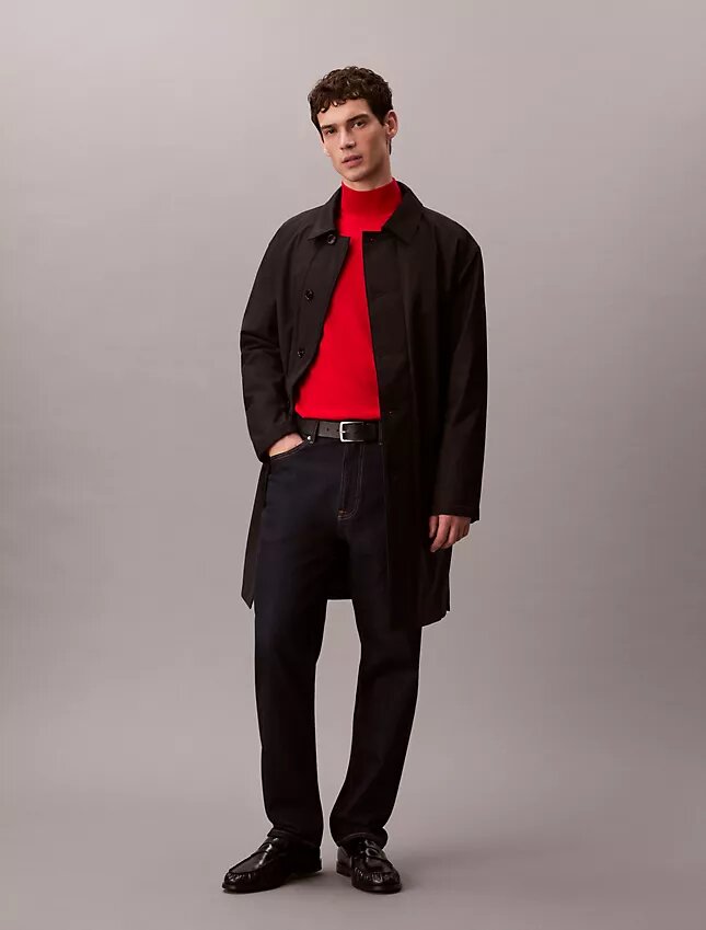 Merino Wool Mock Neck Sweater Merino Wool Mock Neck Sweater