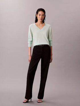Merino Wool V-Neck Sweater