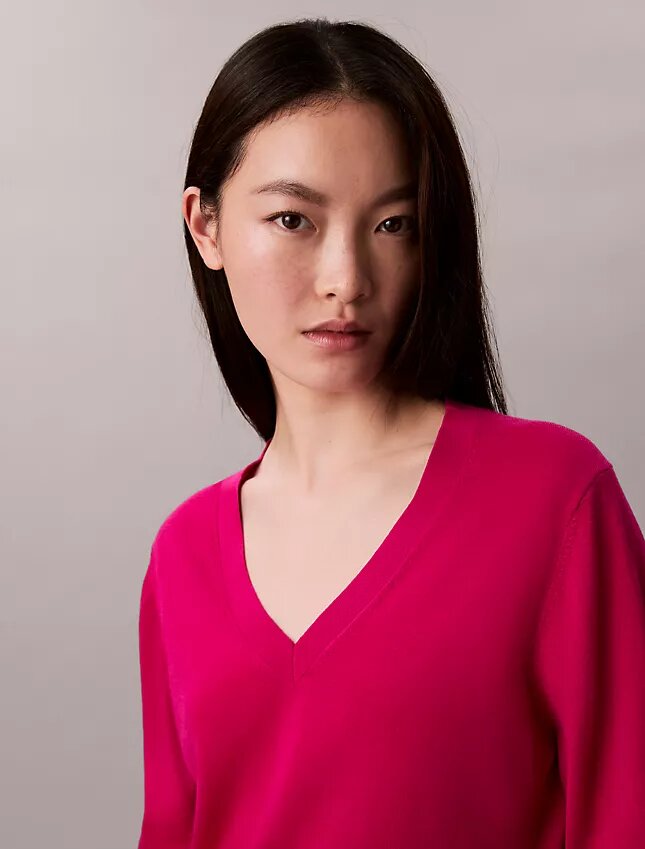 Merino Wool V-Neck Sweater Merino Wool V-Neck Sweater