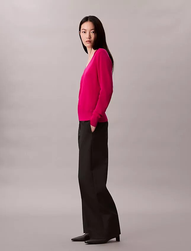 Merino Wool V-Neck Sweater Merino Wool V-Neck Sweater