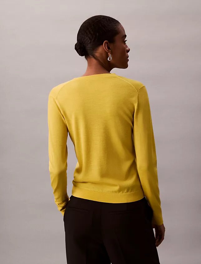 Merino Wool V-Neck Sweater Merino Wool V-Neck Sweater