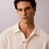 Mesh Stitch Button-Down Sweater Mesh Stitch Button-Down Sweater