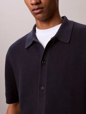Mesh Stitch Button-Down Sweater Mesh Stitch Button-Down Sweater
