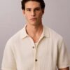 Mesh Stitch Button-Down Sweater Mesh Stitch Button-Down Sweater