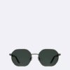 Metal Modified Rectangle Sunglasses