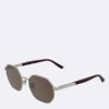 Metal Modified Rectangle Sunglasses Metal Modified Rectangle Sunglasses