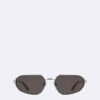 Metal Slim Modified Rectangle Sunglasses