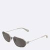 Metal Slim Modified Rectangle Sunglasses