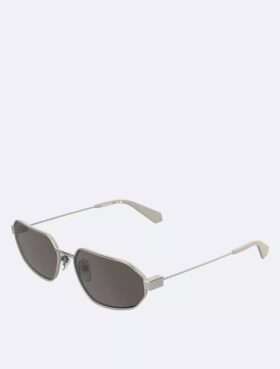 Metal Slim Modified Rectangle Sunglasses Metal Slim Modified Rectangle Sunglasses