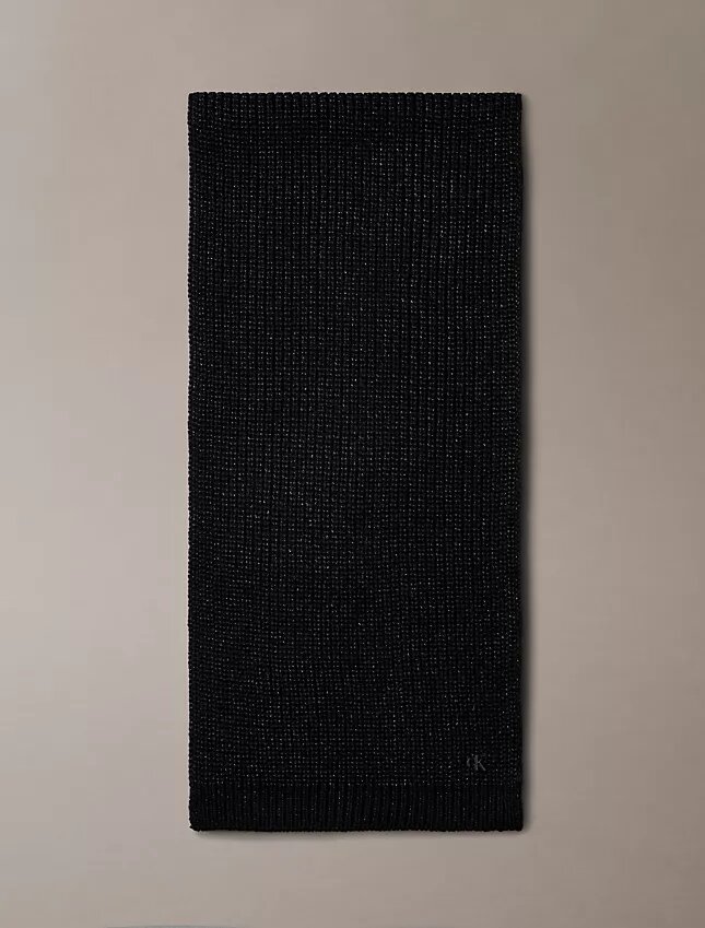 Metallic Knit Scarf Metallic Knit Scarf