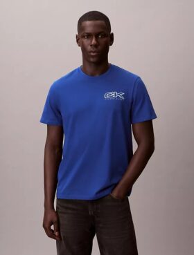 Metallic Monogram Logo Relaxed T-Shirt