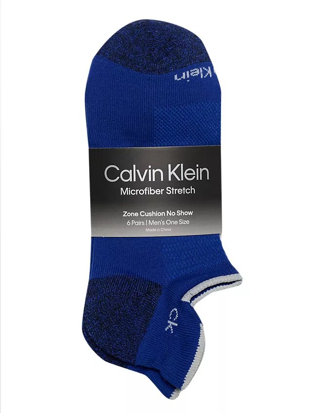 Microfiber 6-Pack No Show Socks Microfiber 6-Pack No Show Socks