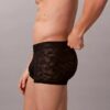 Microfiber Lace Low Rise Trunk Microfiber Lace Low Rise Trunk