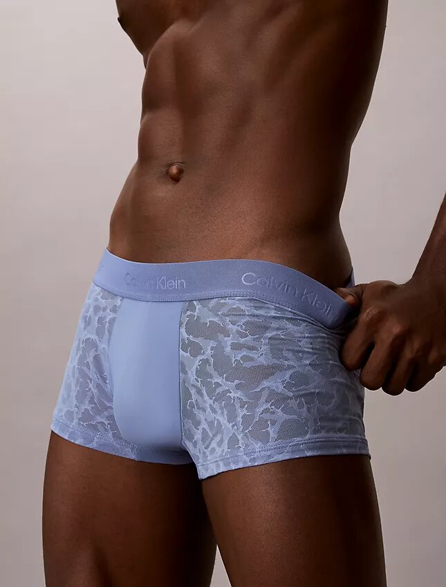 Microfiber Lace Low Rise Trunk Microfiber Lace Low Rise Trunk