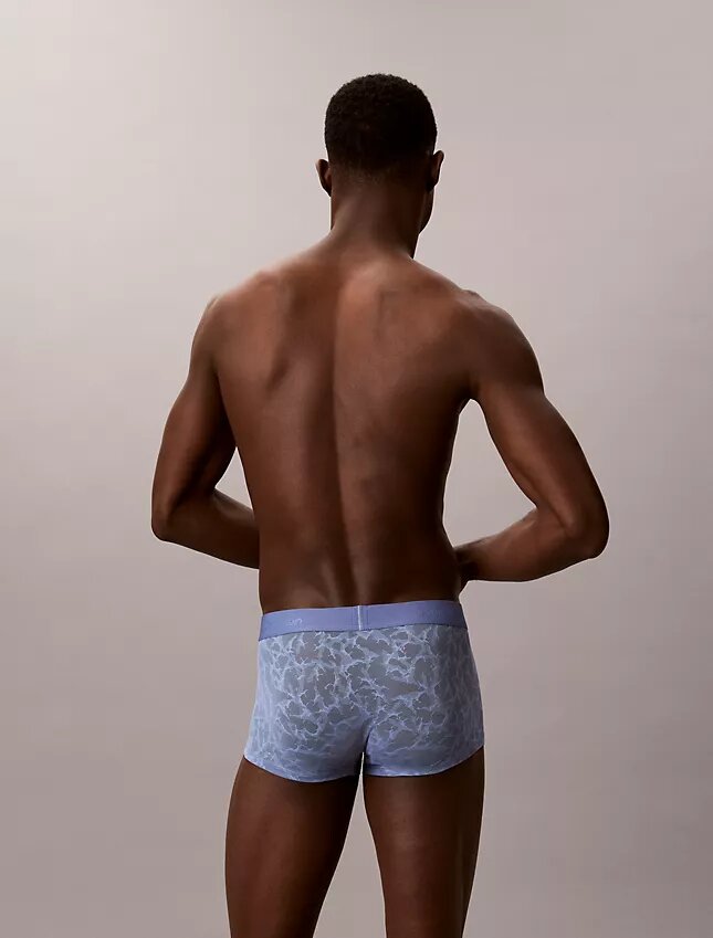 Microfiber Lace Low Rise Trunk Microfiber Lace Low Rise Trunk