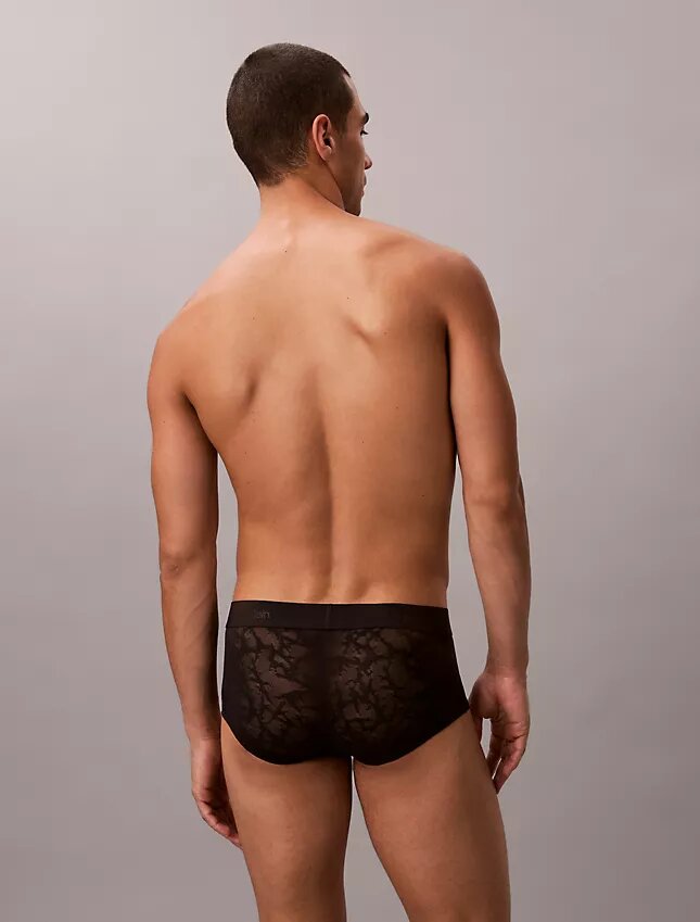 Microfiber Lace Ultra Low Rise Trunk Microfiber Lace Ultra Low Rise Trunk
