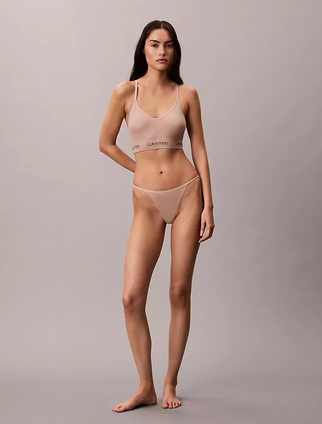 Microfiber Seamless Rib Lightly Lined Bralette Microfiber Seamless Rib Lightly Lined Bralette