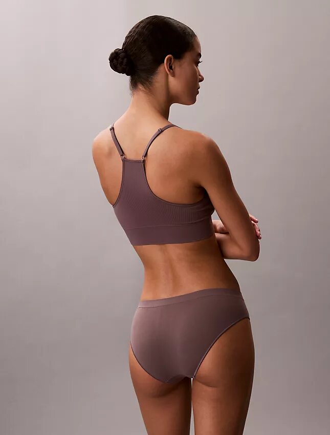 Microfiber Seamless Rib Lightly Lined Bralette Microfiber Seamless Rib Lightly Lined Bralette