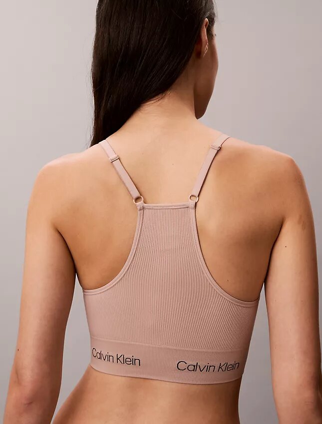 Microfiber Seamless Rib Lightly Lined Bralette Microfiber Seamless Rib Lightly Lined Bralette