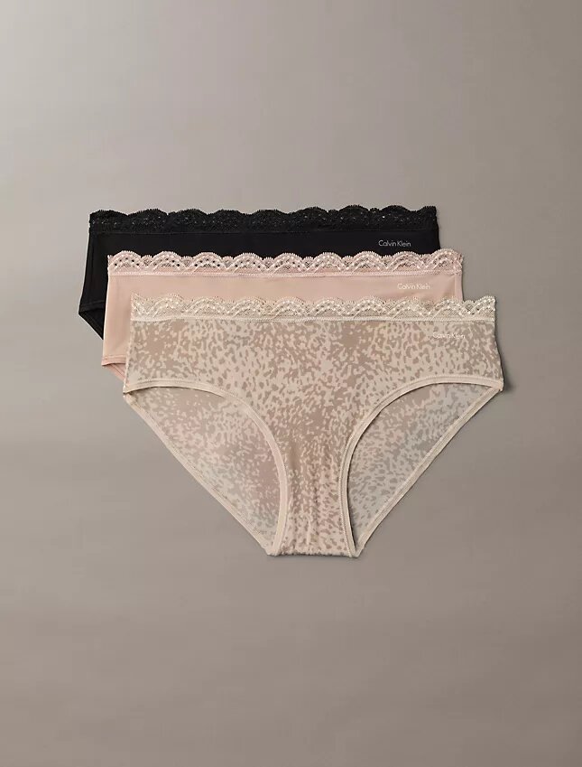 Microfiber Stretch with Lace 3-Pack Hipster Microfiber Stretch with Lace 3-Pack Hipster