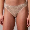 Microfiber Stretch with Lace 3-Pack Thong Microfiber Stretch with Lace 3-Pack Thong