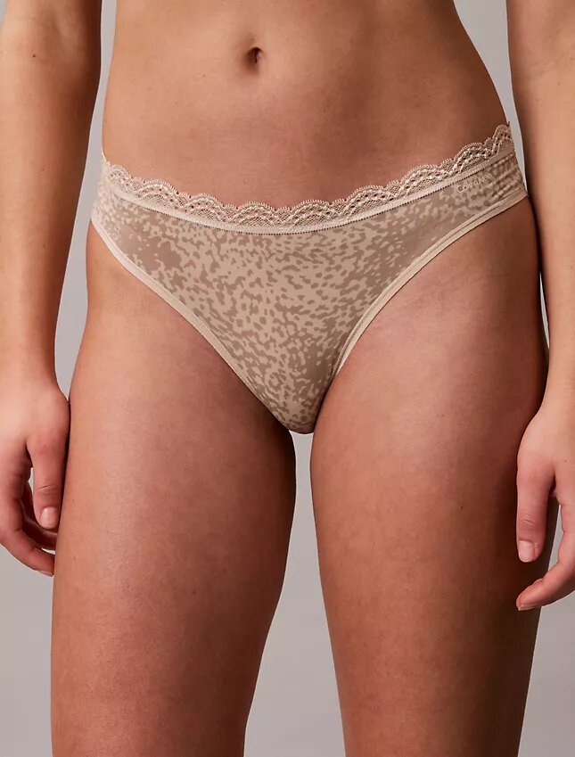 Microfiber Stretch with Lace 3-Pack Thong Microfiber Stretch with Lace 3-Pack Thong