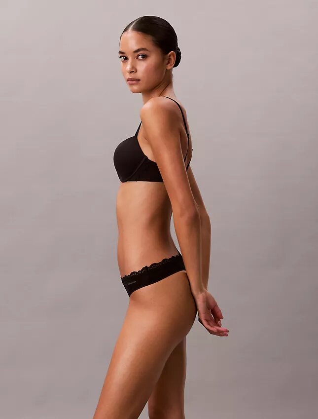 Microfiber Stretch with Lace 3-Pack Thong Microfiber Stretch with Lace 3-Pack Thong