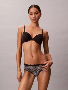 Microfiber Stretch with Lace Hipster