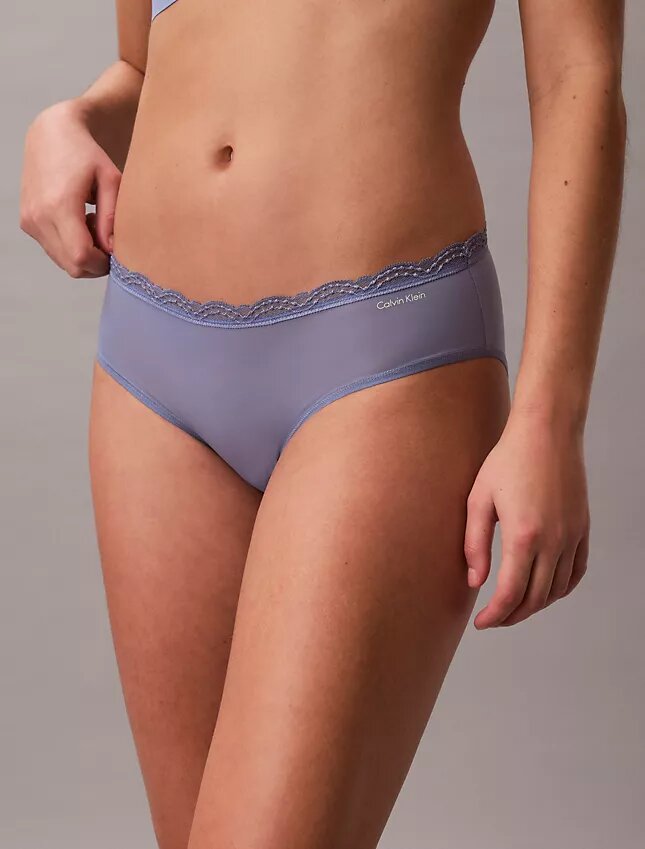 Microfiber Stretch with Lace Hipster Microfiber Stretch with Lace Hipster