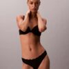 Microfiber Stretch with Lace Thong Microfiber Stretch with Lace Thong