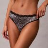 Microfiber Stretch with Lace Thong Microfiber Stretch with Lace Thong