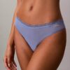 Microfiber Stretch with Lace Thong Microfiber Stretch with Lace Thong