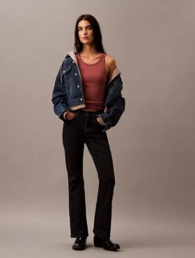 Mid Rise Flared Fit Jeans
