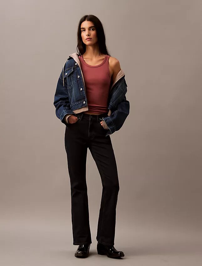 Mid Rise Flared Fit Jeans Mid Rise Flared Fit Jeans