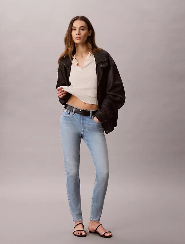 Mid Rise Skinny Jeans Mid Rise Skinny Jeans