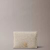 Minimal Monogram Flap Card Case