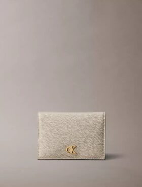 Minimal Monogram Flap Card Case