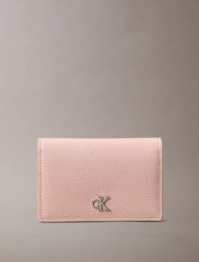 Minimal Monogram Flap Card Case Minimal Monogram Flap Card Case