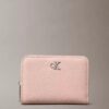Minimal Monogram Zip Flap Wallet Minimal Monogram Zip Flap Wallet